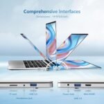 DUNHOO Laptop, 15.6’’ Laptop Computer with Celeron Processor N4000, 2Cores 2Threads, 12GB RAM DDR4 256GB SSD Laptops, UHD Graphics 600, Lap Top 180°Hinge, FHD 1920 * 1080, WiFi 5, BT 4.2, Win 11 Pro - Image 6