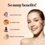 Maple Holistics Pumpkin Seed Oil Organic Certified - 100% Pure Organic Pumpkin Seed Oil for Hair and Anti Aging Face Oil - USDA Organic for Dry Hair and Volume - Virgin Cold Pressed & Unrefined (4oz) - Image 3