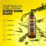 Marc Anthony Strictly Curls, Strength & Shine Scalp & Hair Oil - Curly Hair | Hair & Scalp Treatment Oil Adds Shine & Reduces Breakage for Long Lasting Curls - Moisture & Less Frizz - Image 6