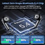 Wireless Earbuds, Bluetooth5.4 Headphones with Deep Bass Stereo, 48H Playback Ear Buds with LED Power Display, Lightweight, IPX7, in-Ear Earphones with Mic for iPhone/Android, Pad - Image 5