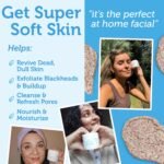 Manuka Honey Exfoliating Facial Scrub - Microdermabrasion Face Exfoliant | Gentle Moisturizing Exfoliator - Cleanse & Smooth Skin, Minimize Pores - With Organic Aloe Vera & Natural Cehami Extract 2oz - Image 5