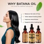 PRIME NATURAL Hair Oil - Batana, Rosemary, Pumpkin Seed, Castor, Almond & Peppermint Oil - Biotin Infused Frizzy & Dry Scalp Care - 2oz - Image 9