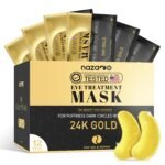 NAZANO 12 Pcs 24K Gold Under Eye Patches - Eye Masks