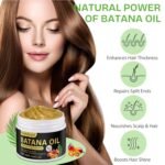 Batana Oil for Hair Growth, 100% Pure - Dr. Sebi Organic Batana Oil from Honduras, Prevent Hair Loss, Eliminates Split Ends for Men & Women 120g - Image 2