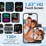 Smart Watch for Men Women with Alexa Built-in, Bluetooth Calling, 1.83'' HD Touch Screen Fitness Tracker with Heart Rate/Sleep Monitor, 120+ Sports Modes, IP68 Water-Resistant Watch for Android & iOS - Image 5