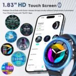 Smart Watch for Men, 1.39" HD Touchscreen Smartwatch with 120 Sports Modes, AI Voice Assistant, Heart Rate/Sleep Monitor, Bluetooth Call & Music Control Fitness Watch for iPhone/Android (Black) - Image 3