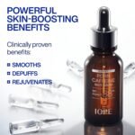 IOPE Expert PDRN Caffeine Shot Serum - Anti-Aging Face Serum to Visibly Depuff, Smooth, and Rejuvenate Tired Skin - With BIO-PDRN and Caffeine - Fast-Absorbing Texture - 1.01 fl. oz. - Image 2