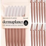 Kitsch Dermaplane Razor for Women Face – Terracotta, 12 pcs
