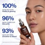IOPE Expert PDRN Caffeine Shot Serum - Anti-Aging Face Serum to Visibly Depuff, Smooth, and Rejuvenate Tired Skin - With BIO-PDRN and Caffeine - Fast-Absorbing Texture - 1.01 fl. oz. - Image 5