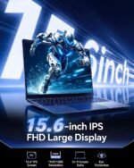 15.6'' AI Laptop with Office 365 12GB RAM 256GB SSD Win 11 Laptops - Image 3