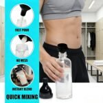 2Pack Protein Powder Container to go Portable Supplement Funnels for Filling Bottles with Protein Powder Compartment Pill Storage, Great for Workout, Travel, to-Go, Fitness - Image 4