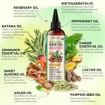 AKBAN Blend of Pure Batana Oil for Hair Growth With Castor, Rosemary, Infused With Biotin, Keratin & Vitamin E, Blend of Effective Hair Oils for Hair Growth-Strengthening Treatment for Healthy Hair - Image 2