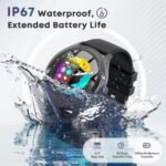 Smart Watch for Men, 1.39" HD Touchscreen Smartwatch with 120 Sports Modes, AI Voice Assistant, Heart Rate/Sleep Monitor, Bluetooth Call & Music Control Fitness Watch for iPhone/Android (Black) - Image 5