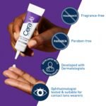 CeraVe Eye Cream for Wrinkles with Peptides, Caffeine & Niacinamide, 0.5oz | Dermatologist-Tested Skin Care Formula Targets Crows Feet and Delicate Under-Eye Skin To Visibly Smooth, Restore, and Protect - Image 4