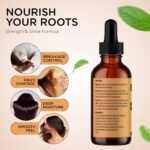 PRIME NATURAL Hair Oil - Batana, Rosemary, Pumpkin Seed, Castor, Almond & Peppermint Oil - Biotin Infused Frizzy & Dry Scalp Care - 2oz - Image 6