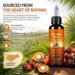 Natural Batana Oil for Hair Growth with Rosemary, Castor, and Pumpkin Seed Oils,Strengthen Hair Roots Make Smooth,Hair Growth Thickening Product - Hair Loss Treatments for Women Men,3.38 fl oz - Image 3