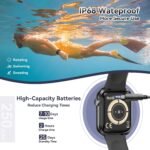Smart Watch for Men Women(Answer/Make Call), 1.83" Fitness Watch with Heart Rate/Blood Pressure/Blood Oxygen, Pedometer, Sleep Tracker,120+ Sport Modes, IP68 Waterproof Fitness Tracker for Android iOS - Image 7