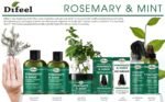 Difeel Rosemary and Mint Root Stimulator Oil with Biotin for Hair Growth, 7.1 oz. - Hair Growth Scalp Treatment - Image 8
