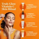 TruSkin Brightening Vitamin C Serum for Face with Hyaluronic Acid, 2 fl oz | Anti aging face serum with Vitamin E to improve the look of dark spots, fine lines, skin tone & support radiant-looking skin - Image 6