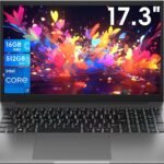 17.3 Inch Laptop, Core i7 CPU (Up to 4.5 GHz), 16GB RAM, 512GB SSD, WIFI 6