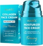 MAREE Face Moisturizer – Firming & Lifting Face Cream for Women with Collagen, Retinol & Hyaluronic Acid – Day & Night Anti-Aging Facial Wrinkle DD Cream Moisturizer for Dry Skin – 1.7 Fl Oz