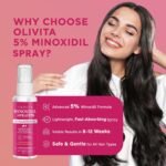 5% Minoxidil Spray for Women Hair Growth: Extra Strength Hair Regrowth Treatment – Revitalize Hair Follicles & Regrow Thicker, Fuller Hair – Hair Loss Solution - 2 Packs - Image 3