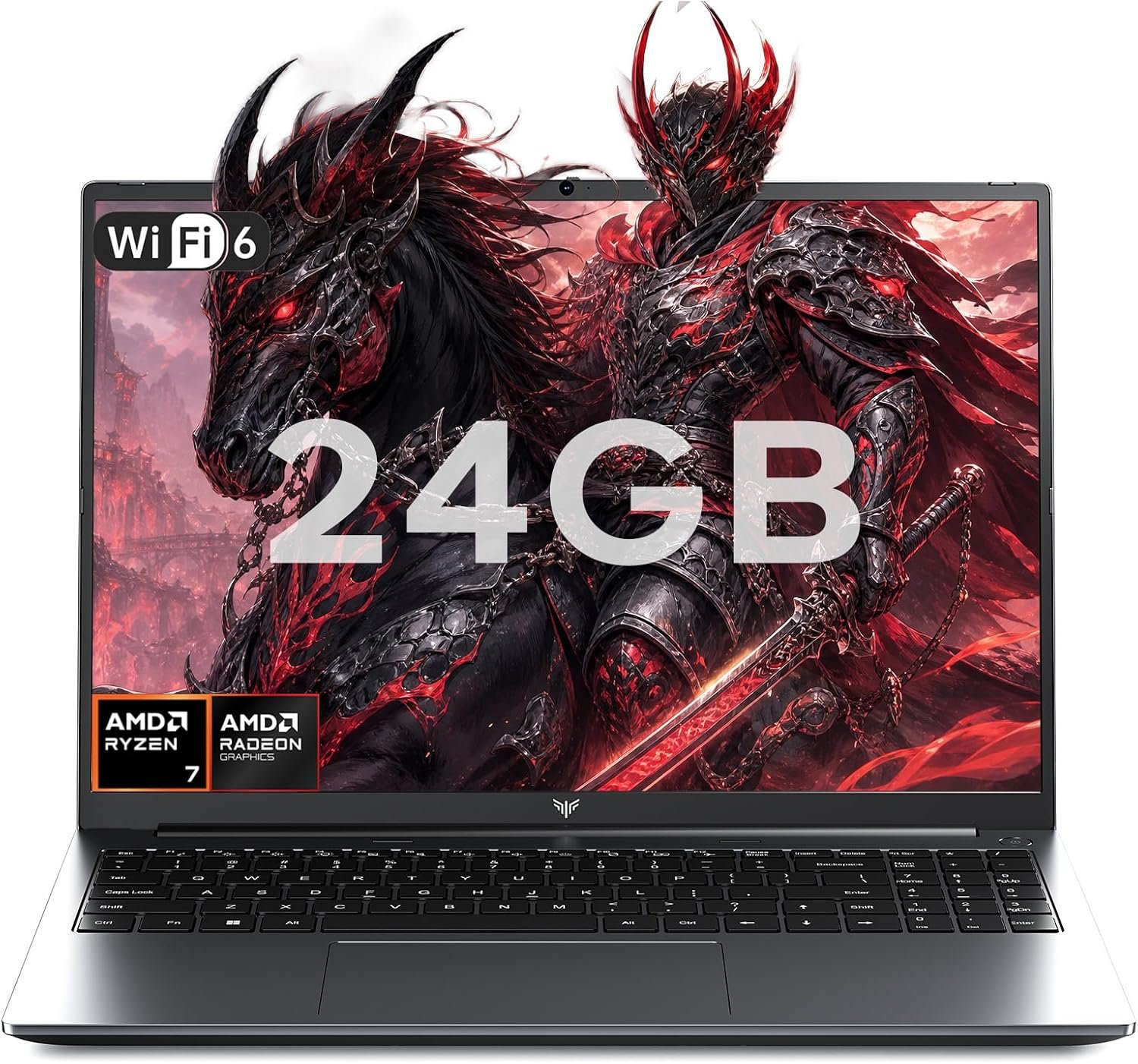 81lhcv3cxL._AC_SL1500_.jpg KAIGERR Gaming Laptop, 24GB DDR5 512GB NVMe SSD Laptop Computer with AMD Ryzen 7 H255(8C/16T, Up to 4.9GHz), 16.0 inch Windows 11 Laptop, Radeon RX Vega 8 Graphics,WiFi 6, Backlit KB - Image 1