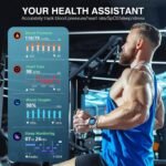 GPT Smart Watch for Men, Answer/Make Call, Fitness Tracker, IP67, 44mm | 1.19" AMOLED Display, 24/7 Heart Rate/Blood Oxygen/Blood Pressure/Sleep Monitor, 107 Sports Modes, Compatible Android iPhone - Image 3