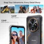 Blackview Fort 2 Rugged Phone Android 16, 10.7mm Ultra-Thin Rugged Smartphone Unlocked, 24GB + 128GB/2TB 6.56”HD+90Hz Large Dispaly, 4G T-Mobile Dual SIM IP69K Waterproof 16MP+13MP Camera, NFC/GPS - Image 5