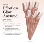 Kitsch Dermaplane Razor for Women Face – Terracotta, 12 pcs - Image 2