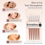 Kitsch Dermaplane Razor for Women Face – Terracotta, 12 pcs - Image 7
