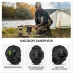 Garmin Instinct® 3 AMOLED, Rugged GPS Smartwatch, 45mm, Black - Image 2