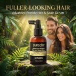PURA D'OR Advanced Hair & Scalp Serum – For Hair Thinning with Copper Tri-Peptide, Caffeine, Botanical Extract Blend, Fuller Appearance Strands – Vegan, Men & Women 3.3 Oz Ayurvedic Hair Care - Image 3