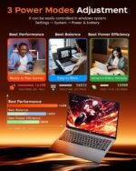 KAIGERR Gaming Laptop with AMD Ryzen 7430U(Up to 4.3GHz), 16GB DDR4 512GB SSD Laptop Computer, 1920P FHD Display, WiFi 6, USB3.2, Type_C, Webcam Cover Slide - Image 6