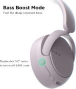 TALIX H30 Hybrid Active Noise Cancelling Headphones, 110H Playtime Hi-Res Audio Bluetooth 6.0 Wireless Over Ear ANC Headphones for Commute/Travel (Purple) - Image 6