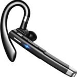 Bluetooth Headset for Trucker Single Ear Comfort Wireless Earbuds for Work