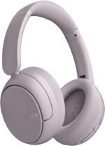 TALIX H30 Hybrid Active Noise Cancelling Headphones, 110H Playtime Hi-Res Audio Bluetooth 6.0 Wireless Over Ear ANC Headphones for Commute/Travel (Purple)