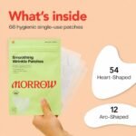 Morrow Wrinkle Patches Peptide Face Tape Overnight Smile Lines 66 Count - Image 5