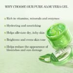 Aloderma Aloe Vera Gel Made within 12 Hours of Harvest with 96% Pure Organic Aloe Vera for Skin, Scalp, & Hair, Soothing Aloe Face Moisturizer, Multipurpose, Hydrating Aloe Gel, 7.05oz - Image 3