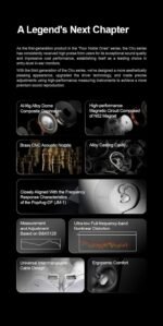 Moondrop CHU III IEM Earphones, Dynamic Driver in‑Ear Monitors, 0.78mm 2-Pin Detachable Cable HiFi Wired Earbuds (Black) - Image 2