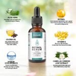Day-Night Anti Aging Vitamin C Serum Retinol Serum For Face with Retinol & Amino Acids - Boost Skin Collagen,Hydrate & Plump Skin Facial Serum - Image 7