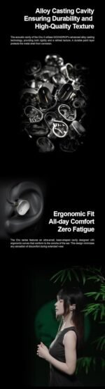 Moondrop CHU III IEM Earphones, Dynamic Driver in‑Ear Monitors, 0.78mm 2-Pin Detachable Cable HiFi Wired Earbuds (Black) - Image 6