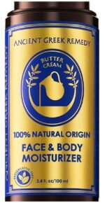 Organic Face Moisturizer for Dry Skin, Hydrating Facial & Body Butter Cream