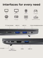 MALLRACE Gaming Laptop,16GB RAM 512GB SSD Laptop Computer with Numeric KB,AMD Ryzen 5 7430U (Beat Intel i7-1255,up to 4.3GHz), Radeon Graphics,15.6inch FHD Display AMD Laptop,Type_C,WiFi 6 - Image 4