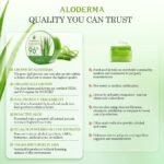 Aloderma Aloe Vera Gel Made within 12 Hours of Harvest with 96% Pure Organic Aloe Vera for Skin, Scalp, & Hair, Soothing Aloe Face Moisturizer, Multipurpose, Hydrating Aloe Gel, 7.05oz - Image 8