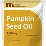 Micro Ingredients Pumpkin Seed Oil with Saw Palmetto, 75 Softgels