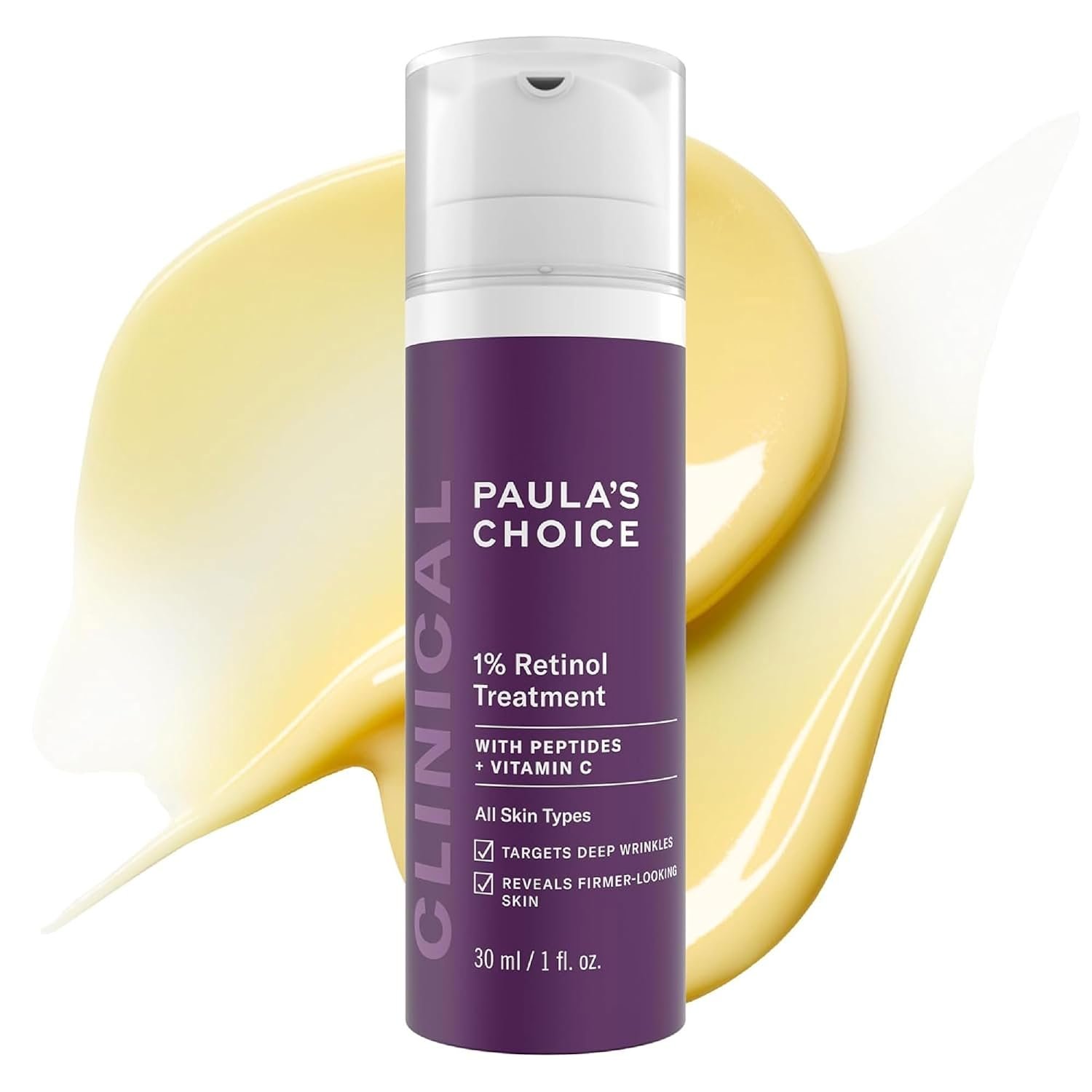 61jeqXNAHTL._SL1500_.jpg Paula's Choice CLINICAL 1% Retinol Face Treatment with Peptides - Image 1