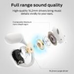 Monster Open Ear Bluetooth Earbuds, ENC Noise Canceling Headphones,White - Image 3