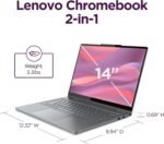 Lenovo Chromebook 2-in-1 - Lightweight Laptop - Google Gemini - Intel® N150 CPU - 14" WUXGA IPS Touchscreen Display - 4GB RAM - 128GB UFS Storage - Integrated Intel® Graphics - Luna Grey - Image 13
