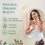 Organic Face Moisturizer for Dry Skin, Hydrating Facial & Body Butter Cream - Image 2
